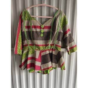 3 for $9 Boutique Handmade Peplum Blouse S